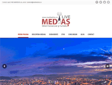 Tablet Screenshot of mediaslive.ro
